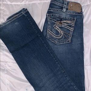 Silver jeans